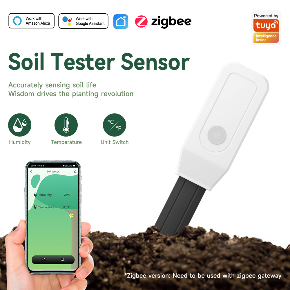 Plant Monitor - IHseno Tuya Zigbee testeur de sol