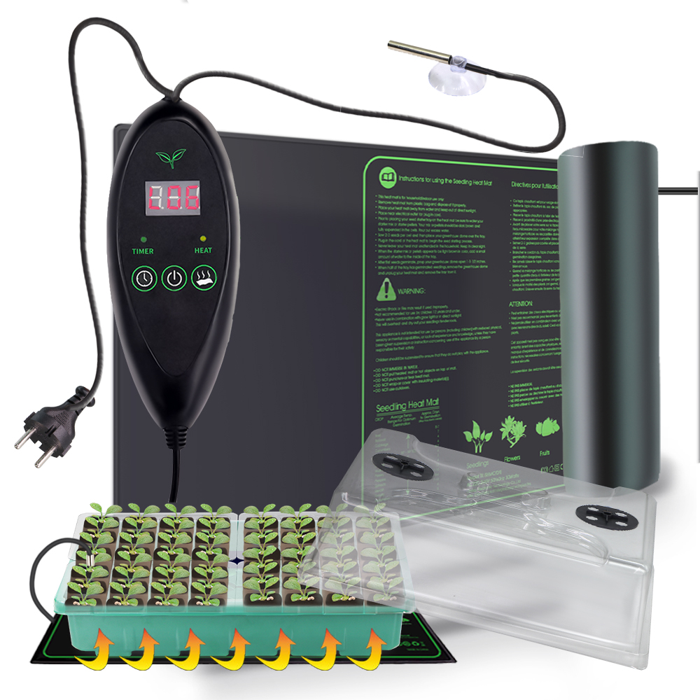 Indoor Garden Kit - Boîte de semis chaudes, tapis chauffants,