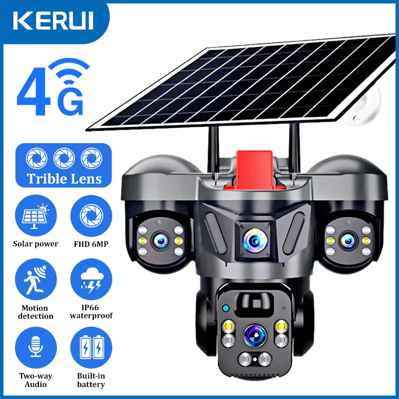Garden Camera - KERUI V380 Pro extérieur PTZ 6MP